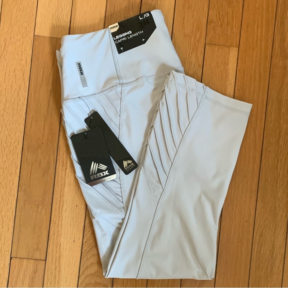 RBX Light Gray Capri Leggings